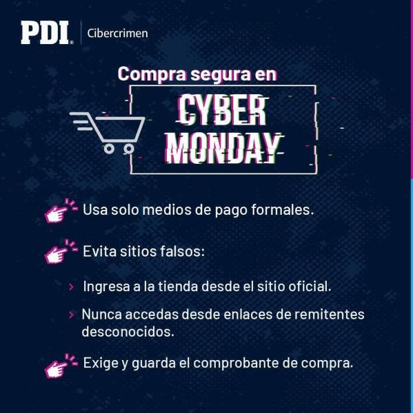 Cyber Monday Pdi Entrega Recomendaciones Para Compras Seguras