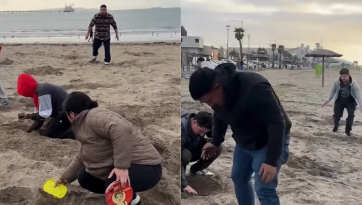 /tendencias/influencer-organizo-busqueda-de-billetes-en-la-arena-y-genero-caos-por