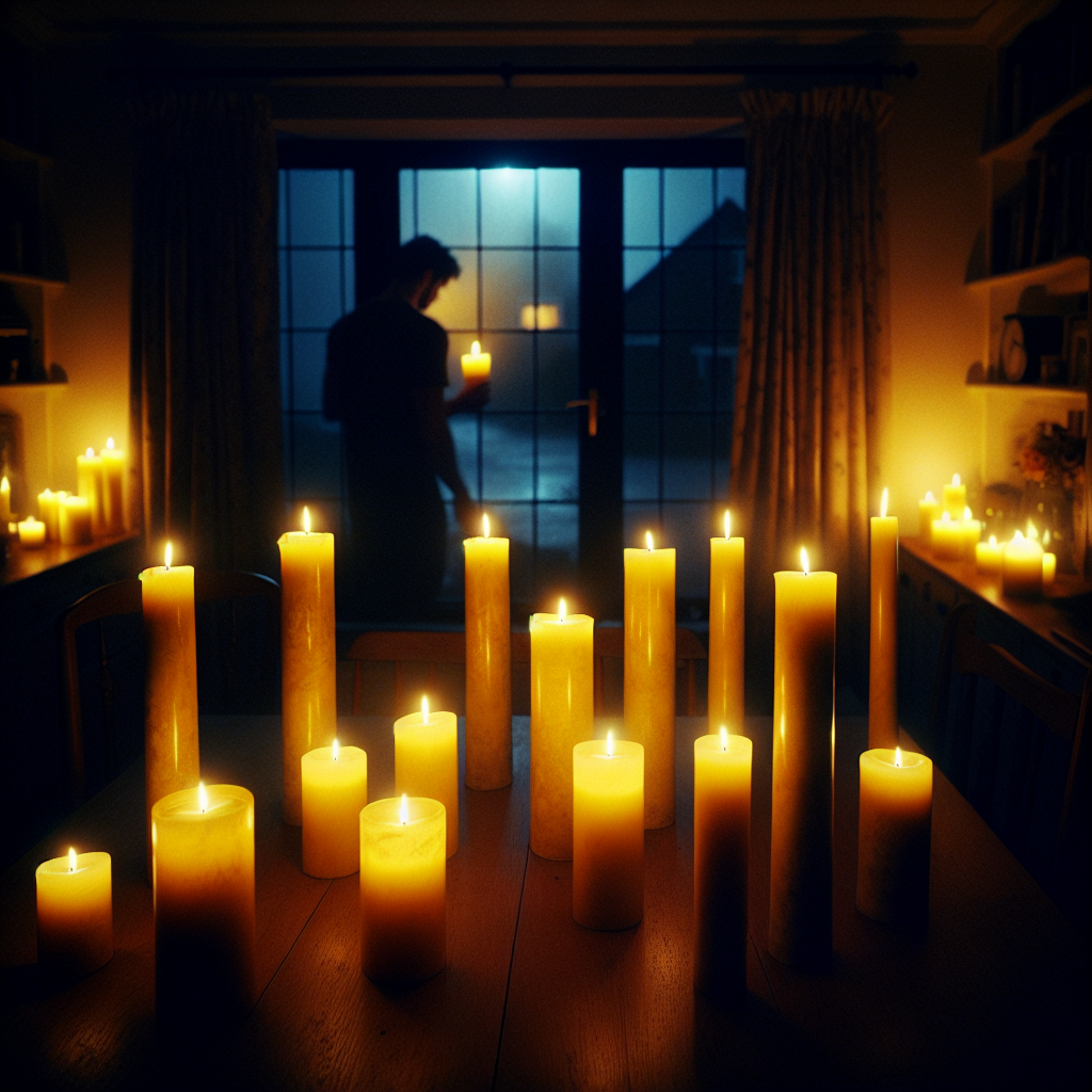 corte de luz velas